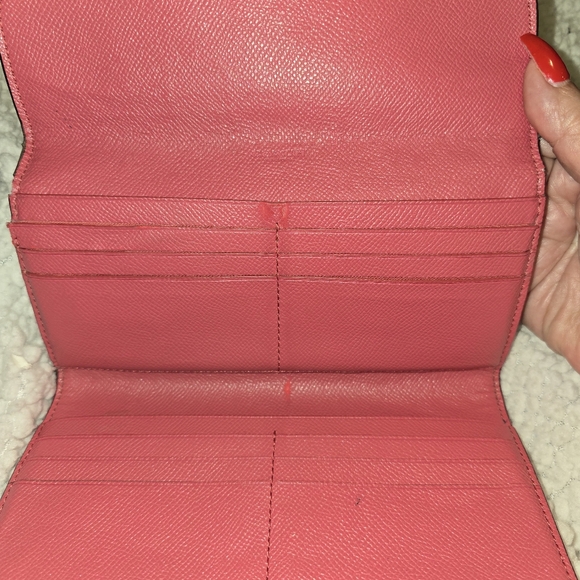 Coach Pink Tan Signature Wallet Snap - Picture 3 of 4